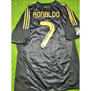 Cristiano Ronaldo Real Madrid 2011 2012 Away Soccer Jersey Shirt XL SKU# V13642